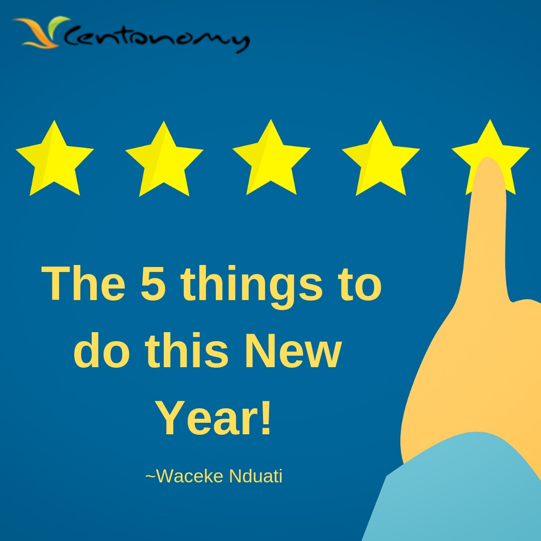 The 5 things to do this New Year